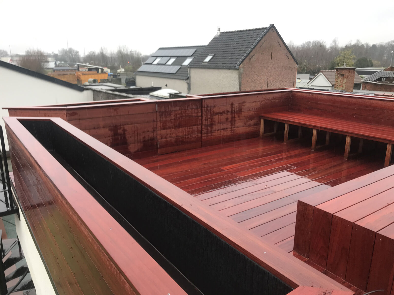 Platte daken in EPDM — werf 6